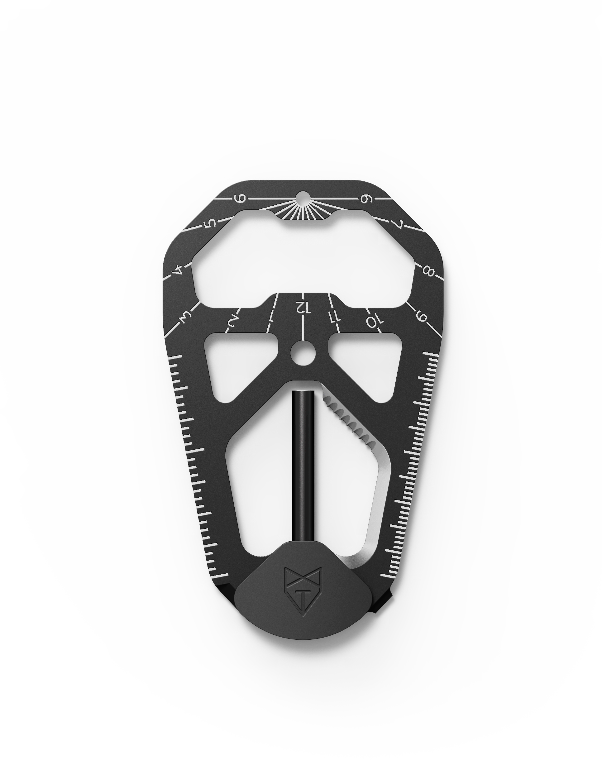 Schwarzes 20-in-1 Reise-Multitool Hochwertiger Titan-Griff CNC Überlebens-Multit Schwarzes 20-in-1 Reise-Multitool Hochwertiger Titan-Griff CNC Überlebens-Multit